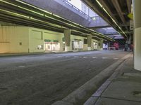 California Road: Asphalt Bridge in Los Angeles