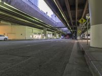 California Road: Asphalt Bridge in Los Angeles