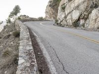 California Road: Asphalt Surrounded by Mountains and Nature