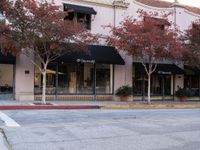 California Road with Classic Architecture