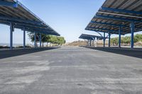 California Road: Concrete and Parking Garage in the USA