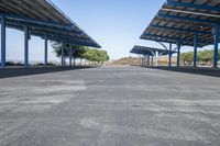 California Road: Concrete and Parking Garage in the USA