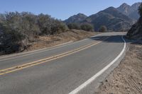 California Road Curves: A Magnificent Mountain Landscape