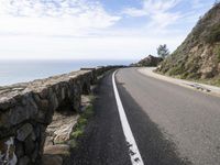 California Road: Day with Low Clouds