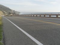 California Road: A Foggy Coastal View