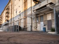 California Road Near Warehouse and Factory