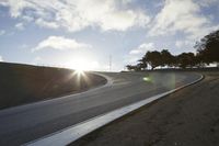 California Road Trip: Sunrise with Sun Visible