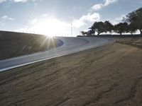 California Road Trip: Sunrise with Sun Visible