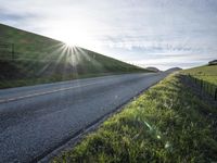 Scenic Road in California, USA