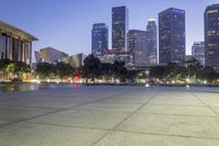 California Skyscrapers and City Lights 001