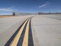 California: Straight Down the Road with Clear Skies