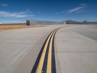 California: Straight Down the Road with Clear Skies