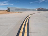 California: Straight Down the Road with Clear Skies