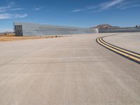 California: Straight Down the Road with Clear Skies