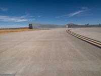 California: Straight Down the Road with Clear Skies