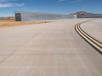 California: Straight Down the Road with Clear Skies