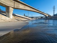 California Suburb at Dawn: Clear Sky and Serene Water