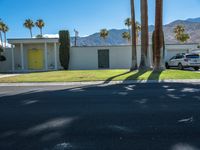 California Suburban Architecture under Clear Sky