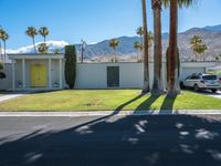 California Suburban Architecture with Clear Sky