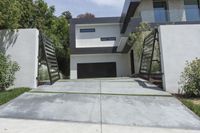 California Suburban Homes: A Tree-Lined Road in Los Angeles