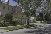 California Suburban Neighborhood: A House Surrounded by Trees