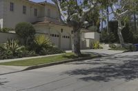 California Suburban Neighborhood: A House Surrounded by Trees