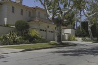 California Suburban Neighborhood: A House Surrounded by Trees