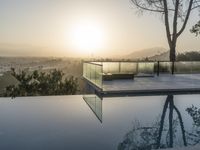 California Sunny Backyard Pool Garden