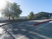 California's Sunny Day: A Mountain View