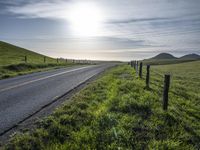 California Sunrise: A Highland Road at Dawn