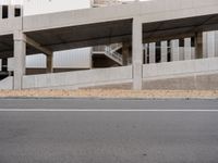 California's Urban Architecture: Parking Deck and Road