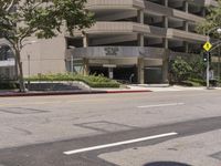 California Urban Architecture: Tree-Lined Streets and Modern Buildings