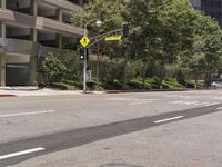 California Urban Architecture: Tree-Lined Streets and Modern Buildings