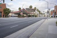 the city has several roads with traffic lights above them to highlight how they're located