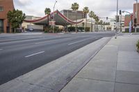 the city has several roads with traffic lights above them to highlight how they're located