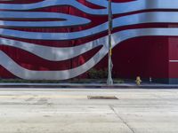 California Urban Design on Road Asphalt