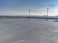 California Urban Landscape: Concrete Road in the City