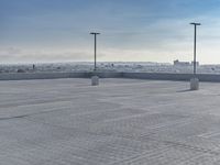 California Urban Landscape: Concrete Road in the City