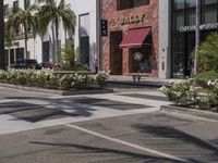 California Urban Neighborhood with Modern Buildings