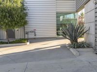 Urban Parking Lot in California on a Sunny Day