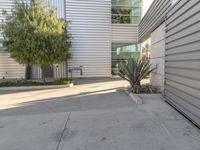 Urban Parking Lot in California on a Sunny Day