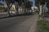 California Urban Road with Clear Sky