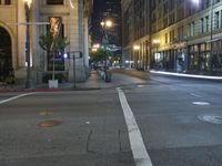 California Urban Road at Night: Lights and Cityscape