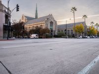 California Urban Roads Under Clear Skies