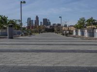 California Urban Landscape: Skyscrapers in the Park