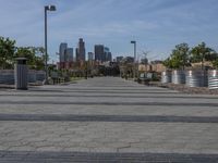 California Urban Landscape: Skyscrapers in the Park