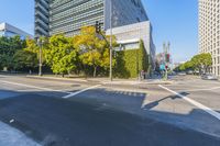 California Urban Streets with Yellow Lanes 001