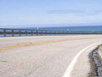 Coastal Road in California, USA: A Tranquil Ride Under a Clear Sky