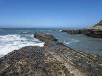 California USA Coastal View: Beach & Ocean 001