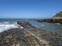 California USA Coastal View of Beach and Ocean 002